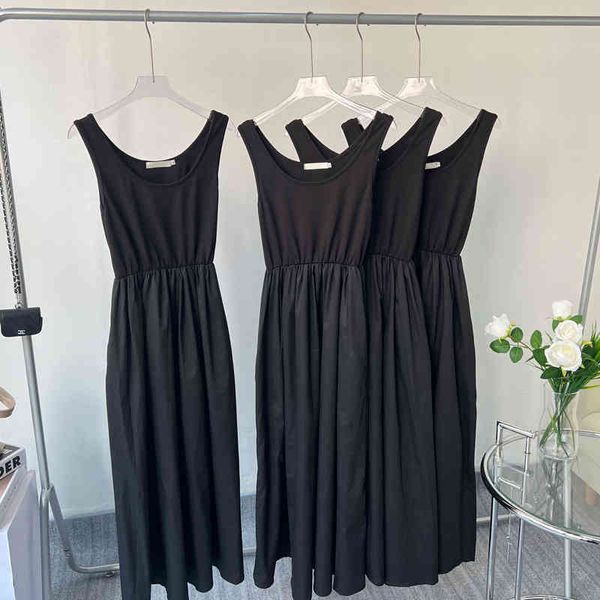 casual dresses zhang dayi 2022 early spring dress temperament long knit stitching high waist slim sling small black skirt cm6l, Black;gray